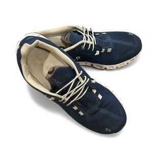 On Cloud Running Women’s Blue White Slipon Sneakers 8